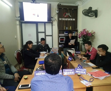 Viện KSND huyện Mê Linh kiểm sát việc bán đấu giá tài sản